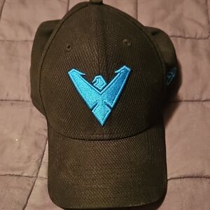 Black Cap with Blue Nightwing Logo